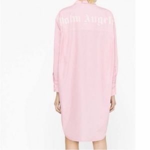 🚨Palm Angles🚨Rose Pink Preppy Shirt Dress